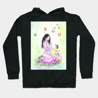 Angel Art, Mother and Cherub, "My Cherub, My Love" Hoodie